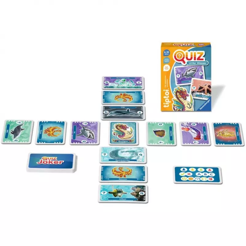 tiptoi Quiz Unterwasser, tietovisapeli