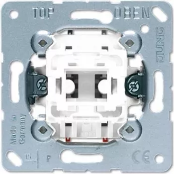 JUNG 532 U - painonappikytkin - 2P - johdotettu - metallinen - 250 V - 10 A