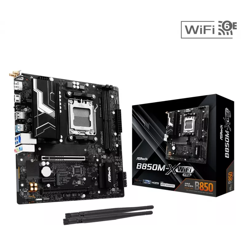 ASRock B850M-X WiFi R2.0 AMD B850 AM5 Micro-ATX -emolevy