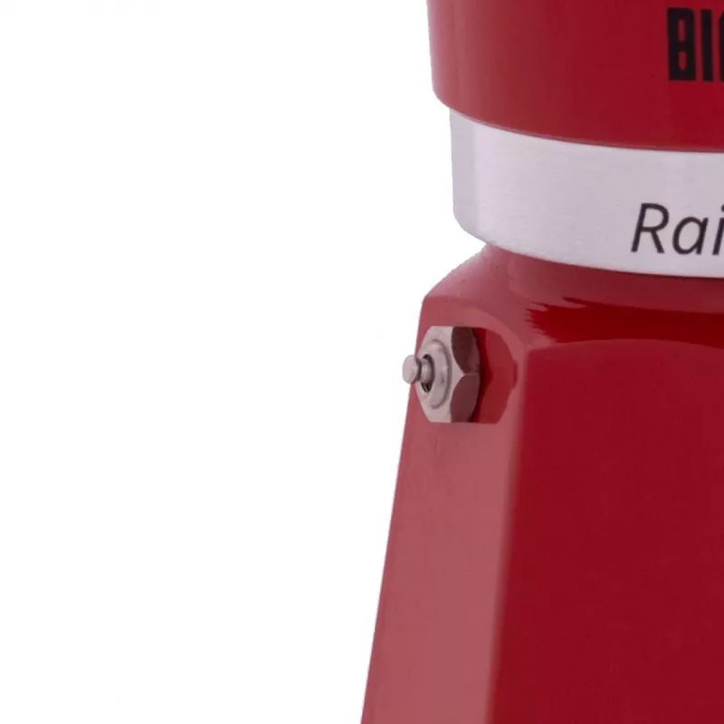 Liesikahvinkeitin BIALETTI Rainbow 0,06 L — alumiini, 60 ml, punainen