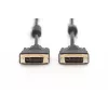 ASSMANN näyttökaapeli DVI St/St 3m Dual Link 2 ferriittiydin liitäntäkaapeli K8 bulk 24+1 (AK-320101-030-S)
