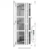 Thermaltake AX500 Grand Tour E-ATX-kotelo lasisivupaneelilla (valkoinen)