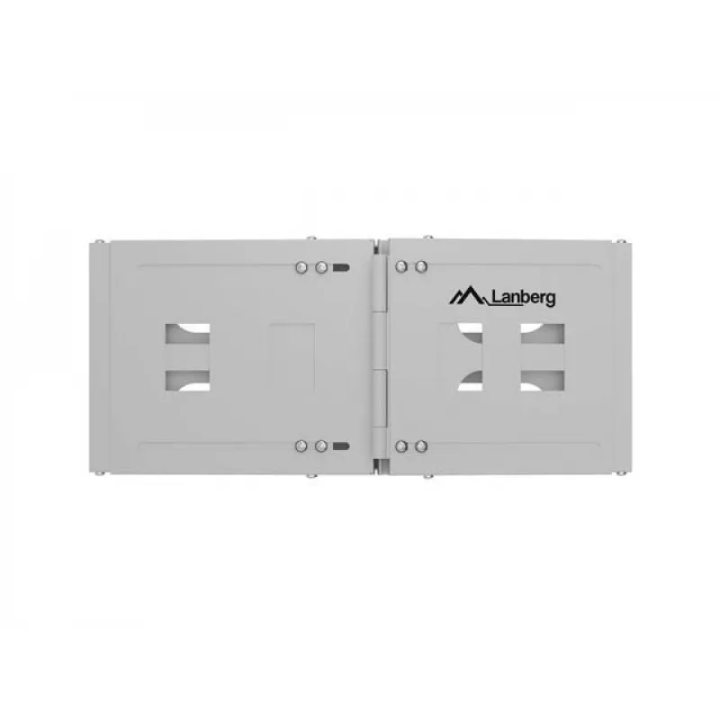 19 tuuman seinäkiinnitteinen kaappi 4U LANBERG — 497×400/240 mm, harmaa