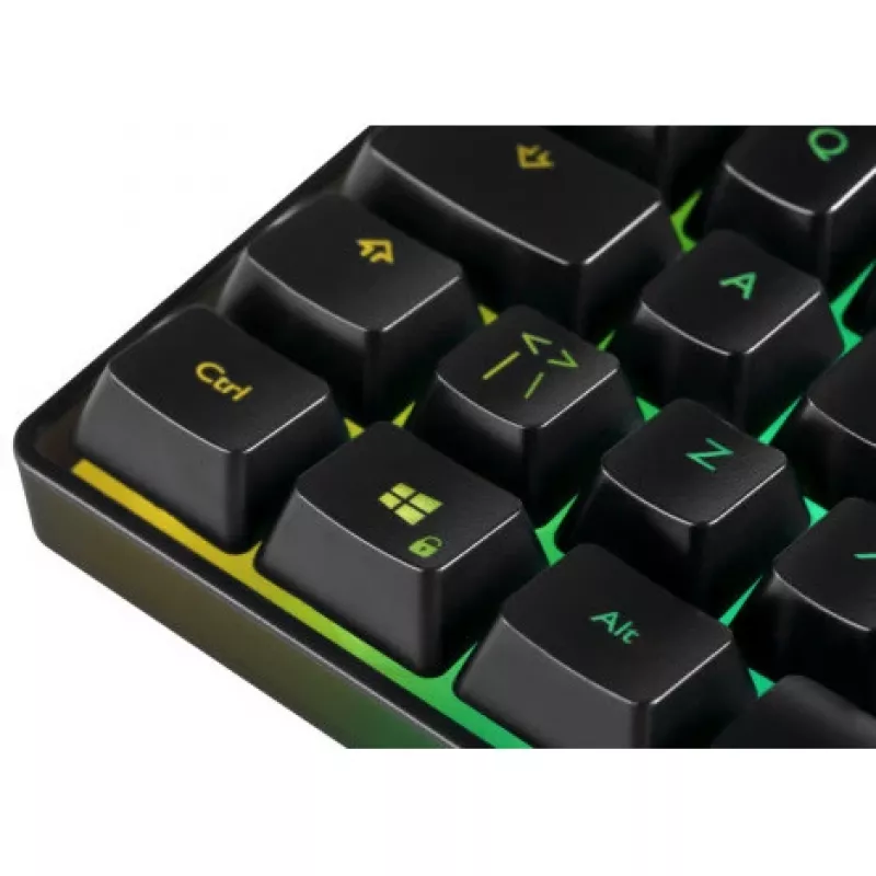 Deltaco pelinäppäimistö DK240 mini 60% USB, RGB musta