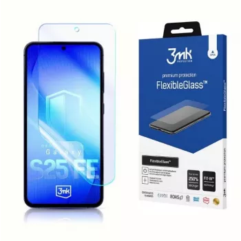 3MK FlexibleGlass -karkaistu näytönsuojakalvo Samsung Galaxy S25 FE -malliin
