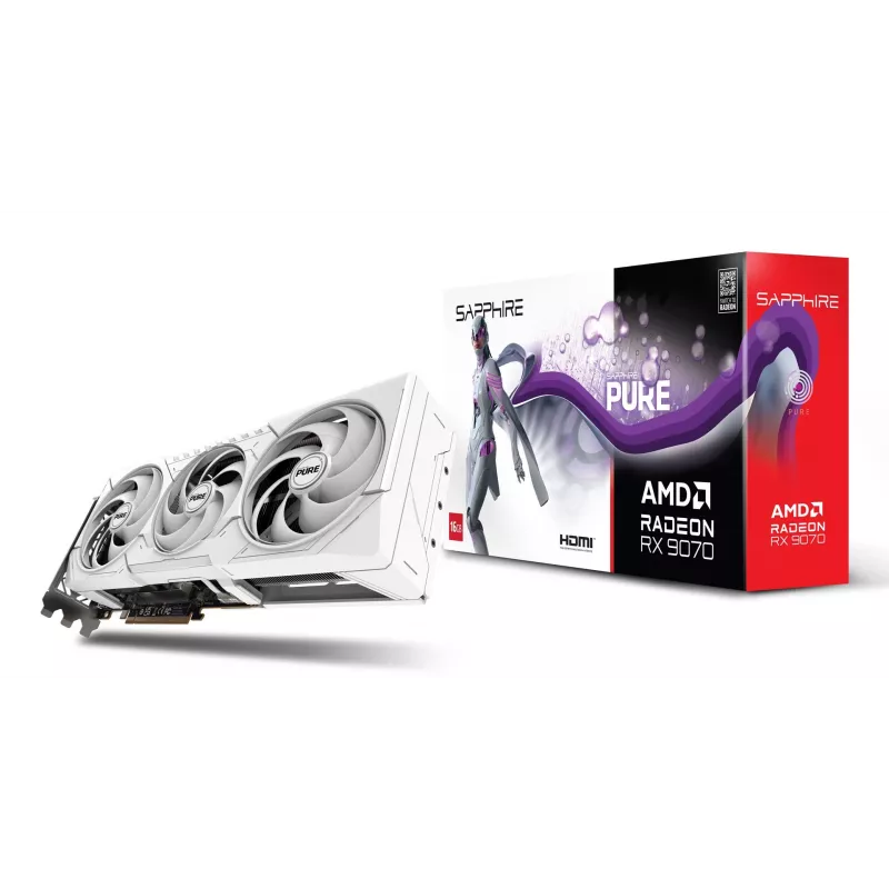 SAPPHIRE Radeon RX 9070 16GB GDDR6 -näytönohjain