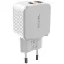 nevox USB PD Type-C + USB QC 3.0 laturi 30 W valkoinen (2009)