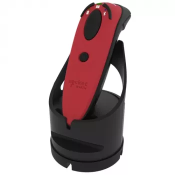 Durascan D720 lineaarinen viivakoodi+QR-koodilukija punainen + lataustelakka