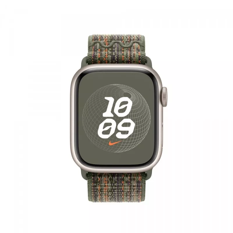 Bright Sequoia/Orange Nike Sport Loop 41 mm