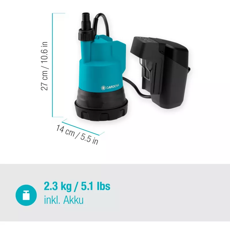 Gardena 14600-20 puutarhatyökalu 2 000 l musta