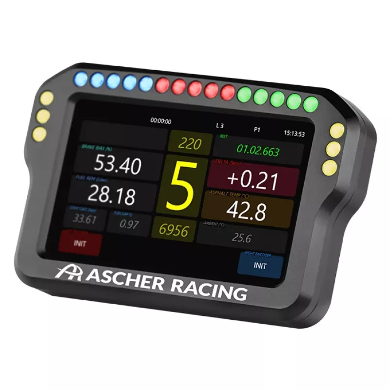 Lenkrad-Dashboard Ascher Racing 4