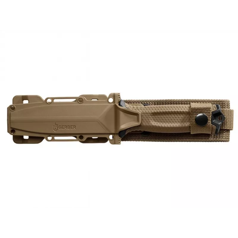 Selviytymisveitsi GERBER Strongarm Fixed Serrated Coyote