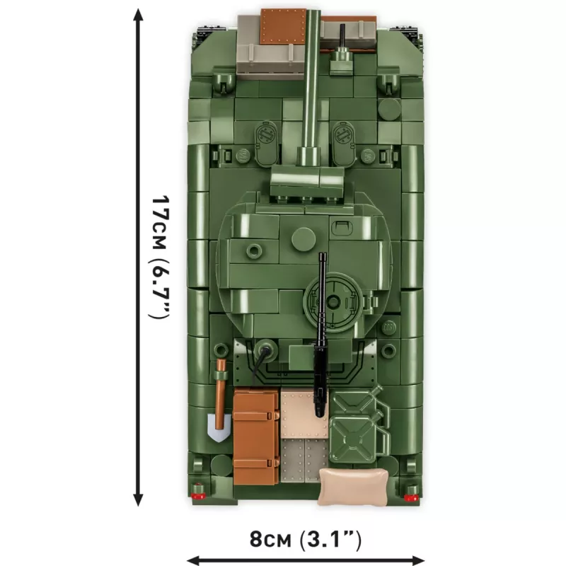 Rakennuspalikat M4A1 Sherman 663 osaa