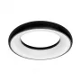 Synergy 21 LED-kattovalaisin Donut nw musta 35W