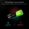 Ladattava akku Green Cell GR06 AA NiMH 1,2 V 2000 mAh, 2 kpl, 50,5 mm