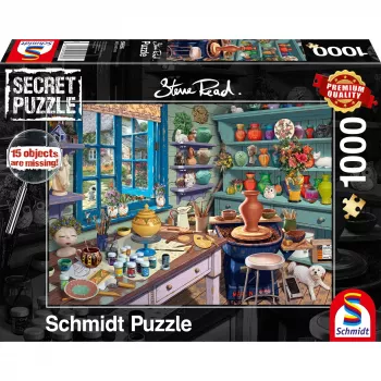 Steve Read: Secret Puzzles - Taiteilijan ateljee (1000 palaa)
