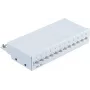 Patch-paneeli 1U ShiverPeaks BS75077 RJ-45 Cat6a harmaa metalli