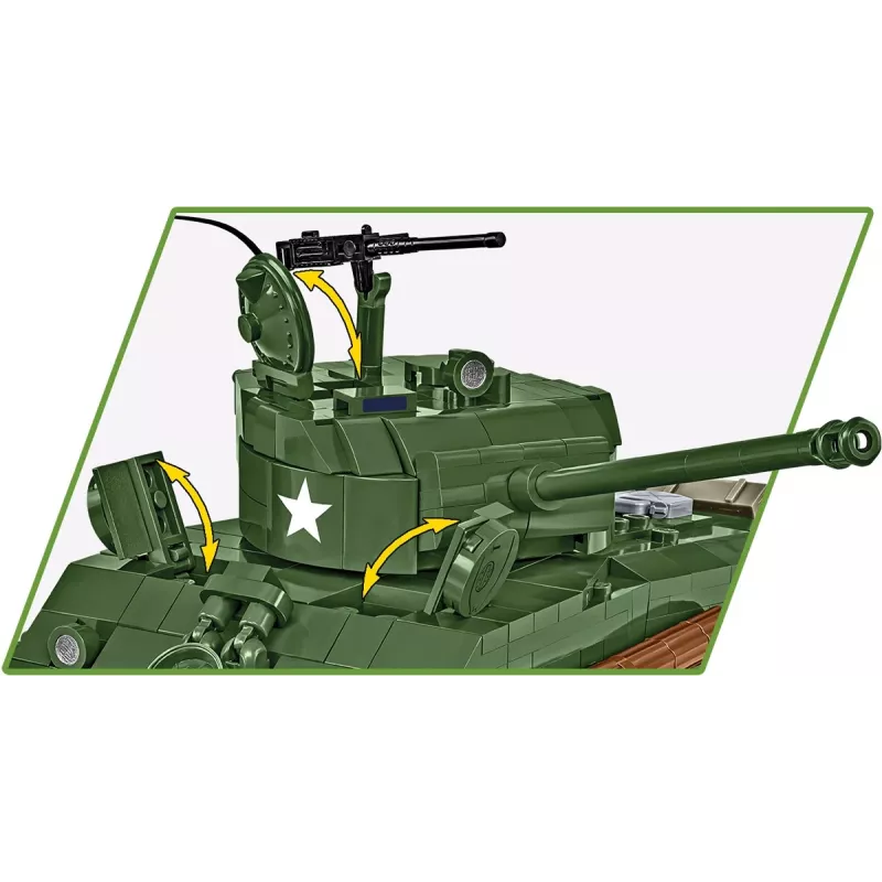 Blocks Sherman M4A2E8 865 rakennuspalikkaa