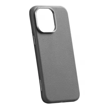 Magneettinen suojakotelo Joyroom JR-BP007 iPhone 15 Pro Maxille, harmaa – takapinnan ja reunojen suojaus, magneettikiinnitys