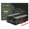 Qoltec Monolith virtasovitin/-muunnin auto 4000 W musta