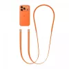 Apple Crossbody-kantohihna oranssi – pituus 2,08 m, rPET ja ruostumaton teräs