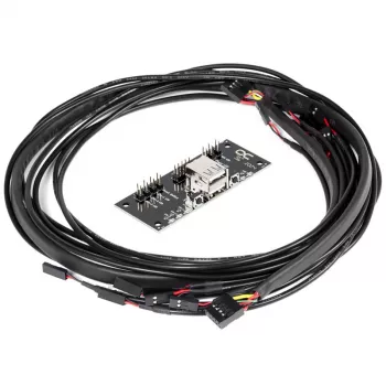 Sisäinen virtakaapeli Alphacool 25054 80 m suora liitin