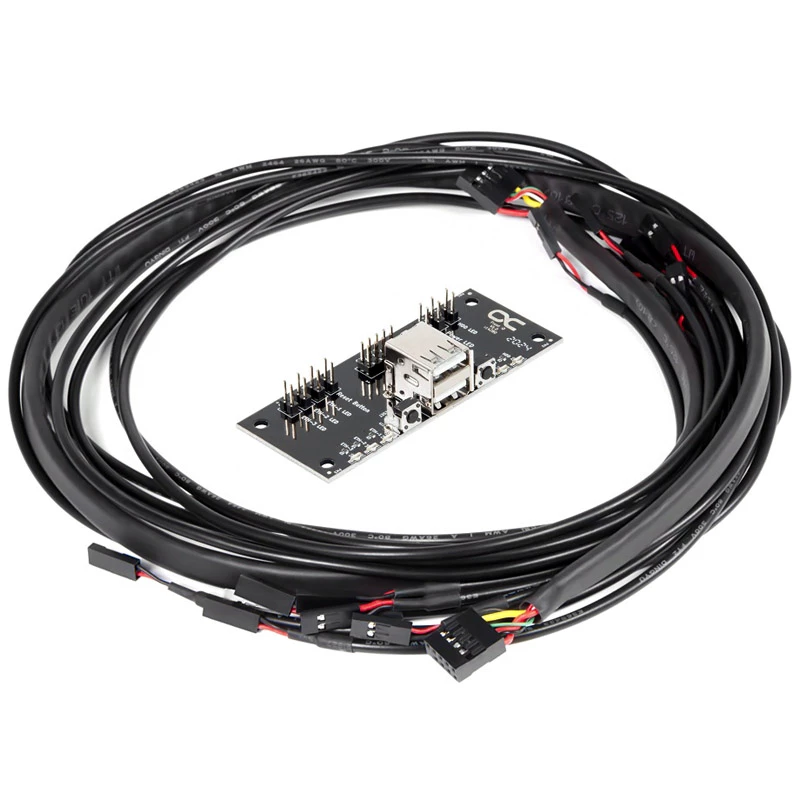 Sisäinen virtakaapeli Alphacool 25054 80 m suora liitin