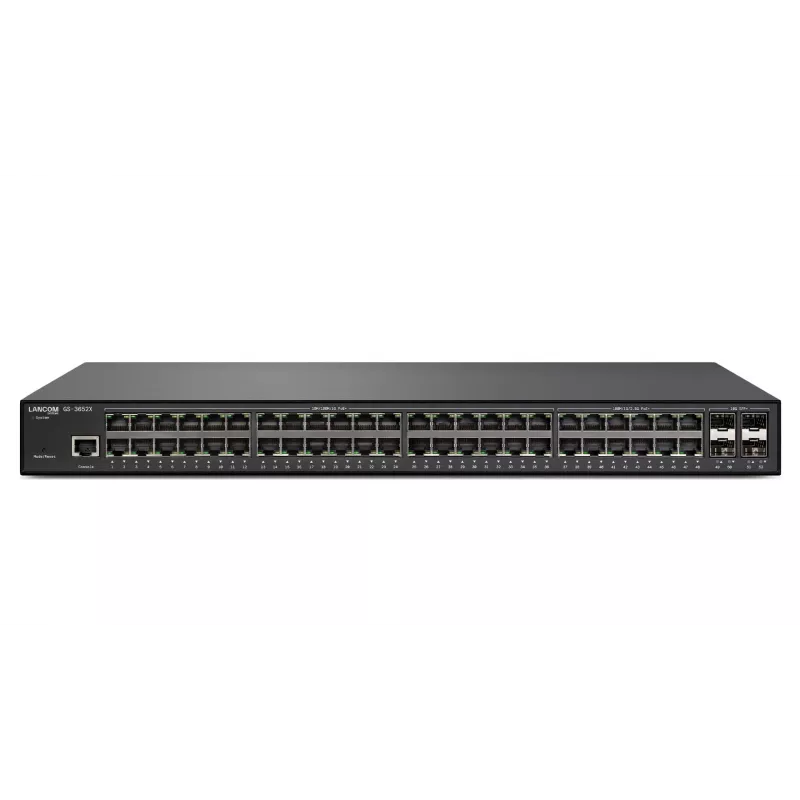 Lancom GS-3628XUP, L3, 2.5G Ethernet (100/1000/2500), Power over Ethernet (PoE), räkkiasennus, 1U