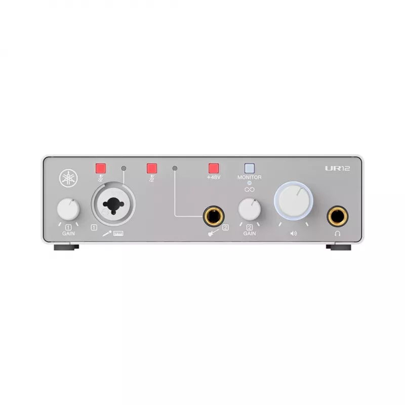 Audioliitäntä YAMAHA UR12MK3 valkoinen - kompakti 2-in/2-out USB…