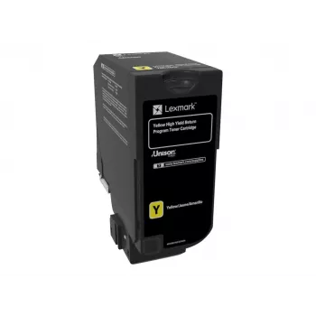 LEXMARK 74C2HY0 värikasetti Lexmark 74C2HY0 keltainen 12 000 sivua CS725de / CS725dte