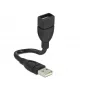 USB-kaapeli DeLOCK 15 cm USB 2.0 USB A musta