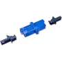 Lightwin korkealaatuinen kuituliitin, LSH (E2000-yhteensopiva), simplex, singlemode-liittimet (LKUP E2-E2 SM LSH)