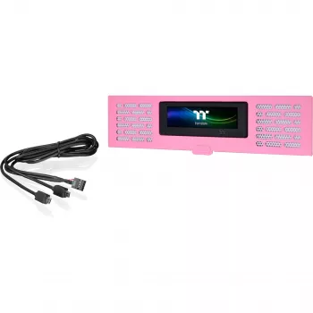 Thermaltake AC-067-OOANAN-A1 LCD-paneelisarja The Tower 200 -koteloon, vaaleanpunainen
