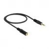 Audiokaapeli 3,5 mm M-F DeLOCK 83762 0,5 m musta