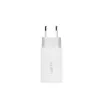 Kaksois-USB-pistorasiasovitin 65W, 2xUSB-C, valkoinen
