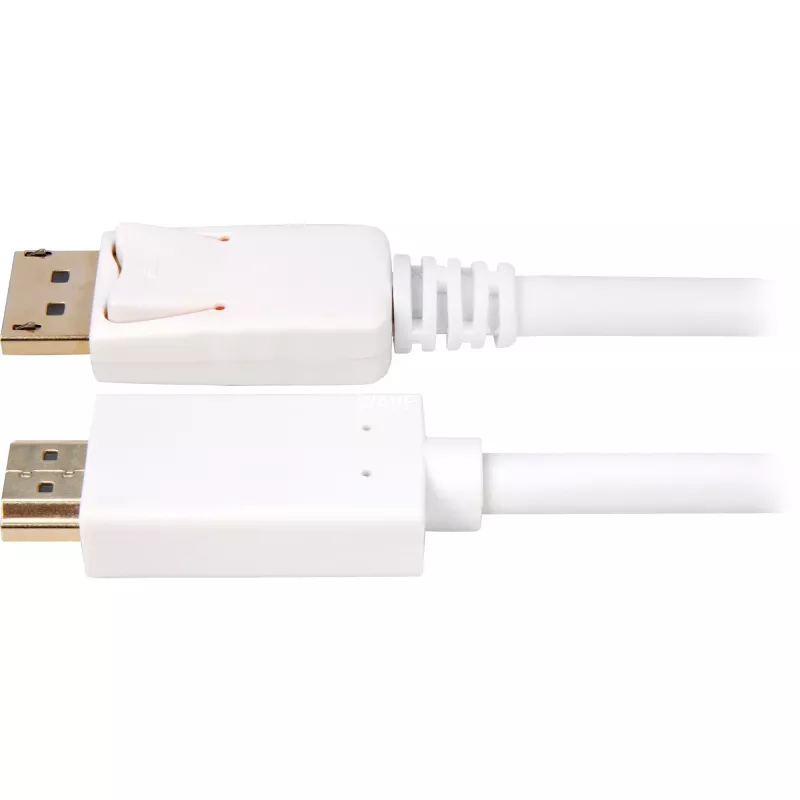 Sharkoon adapterikaapeli DisplayPort 1.2 > HDMI 4K valkoinen 3 metriä