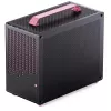 Jonsplus MATX Handle Case Z20 musta-pinkki – Mini/Micro/Flex-ATX-kotelo kantokahvalla