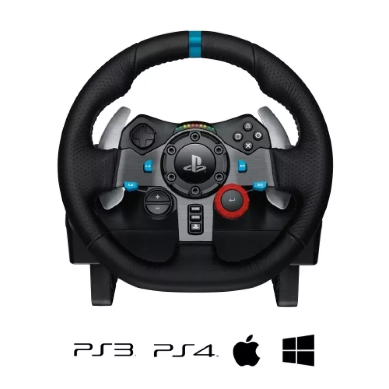 Logitech Driving Force G29 - ohjauspyörä- ja poljinsarja - langallinen - Sony PlayStation 3, Sony PlayStation 4