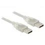 USB-kaapeli DeLOCK 83889 USB 2.0 2 m läpinäkyvä