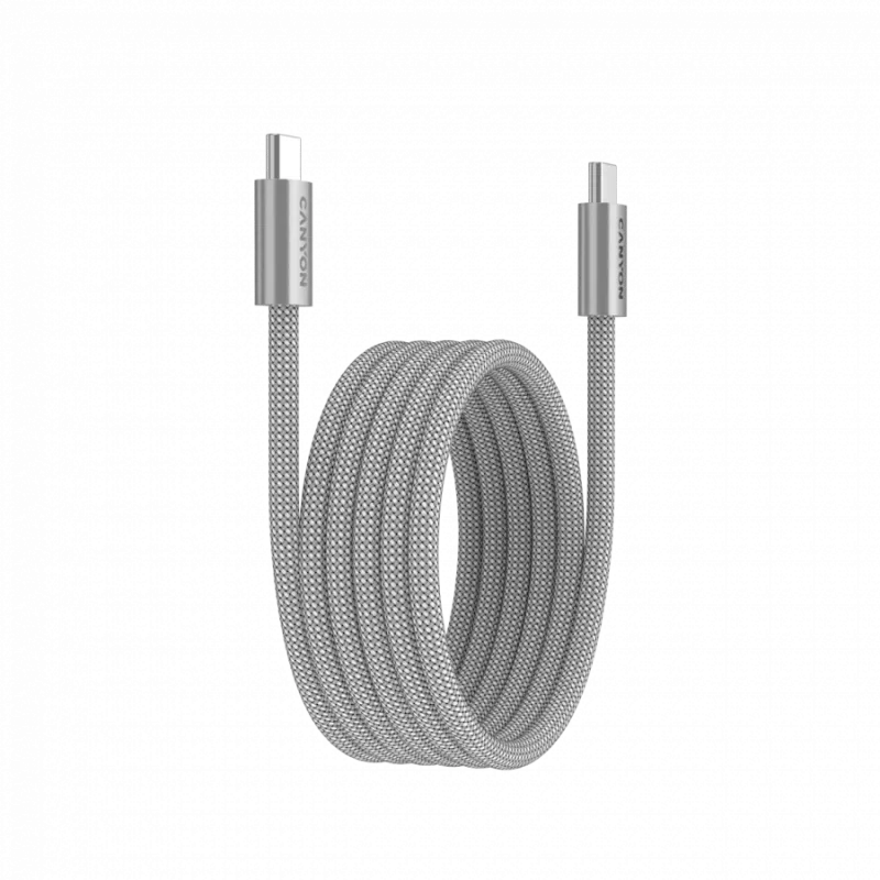 CANYON OnWire 60MG -kaapeli C-C 60W punottu 1 m vaaleanharmaa