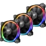 Thermaltake Riing 12 LED RGB Sync Edition CL-F071-PL12SW-A 120 mm kotelotuuletin, 3 kpl, enintään 1500 rpm, musta