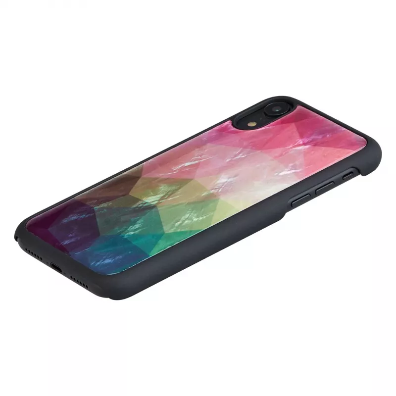 iKins älypuhelinkotelo iPhone XR — vesikukkakuvio, musta