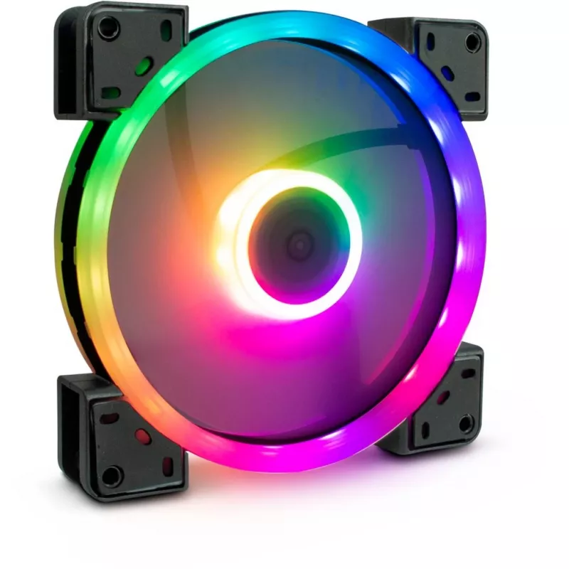 INTER-TECH Argus RGB-tuuletinsarja RS-14 140mm ARGB 3 kpl:n pakkaus musta