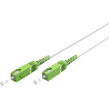 Goobay 59605 kuitu-kaapeli 25 m SC/APC FTTH OS2 valkoinen (59605)