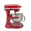 KitchenAid 5KSM60SPXEER yleiskone 375 W harmaa, punainen, ruostumaton teräs