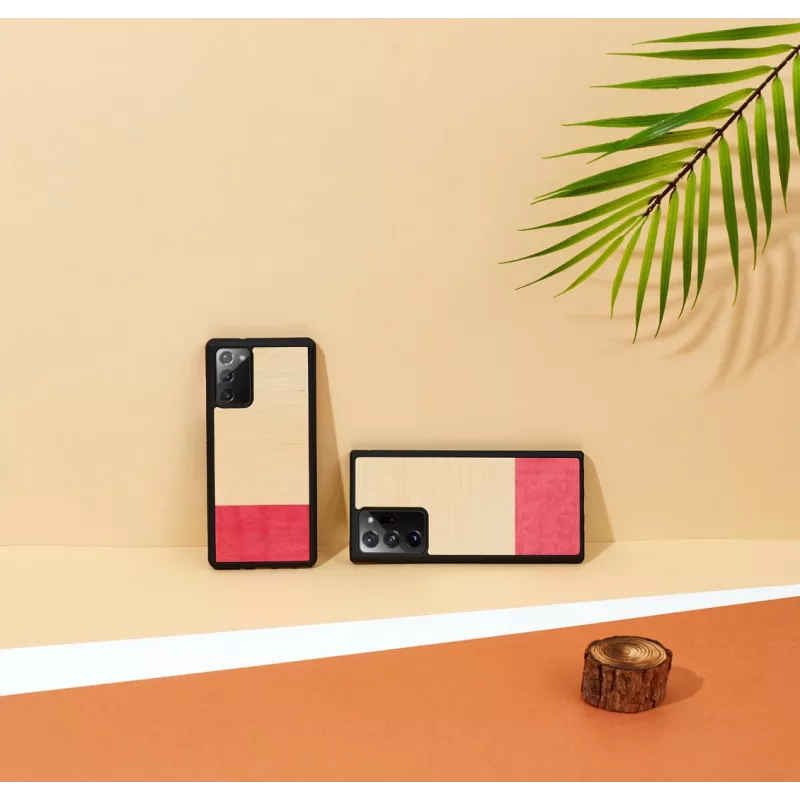 Puhelinkotelo Man and Wood Galaxy Note 20 — miss match musta