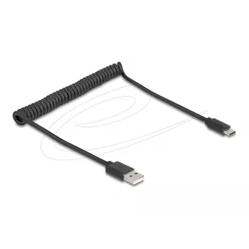 DeLOCK USB-kaapeli USB 2.0 0,75 m USB A USB C musta 90368