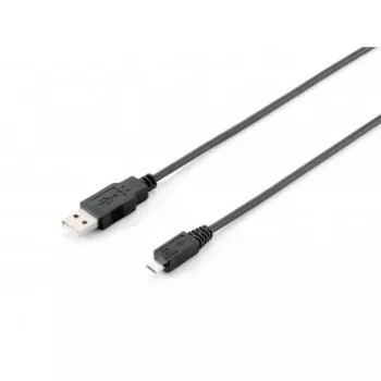 USB 2.0 Type-A - Micro-B -kaapeli Equip 128523 1,8 m musta