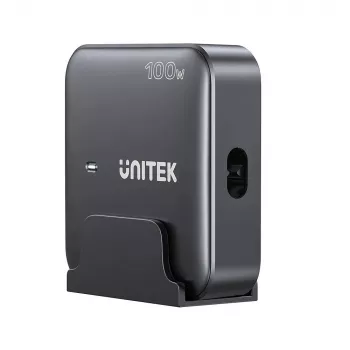 Unitek pöytälaturi P1229ABK01-EU 100 W 2× USB-A ja 2× USB-C