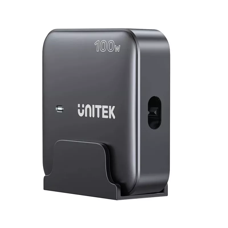 Unitek pöytälaturi P1229ABK01-EU 100 W 2× USB-A ja 2× USB-C
